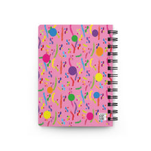 Load image into Gallery viewer, Happy Life Pink / Spiral Bound Journal
