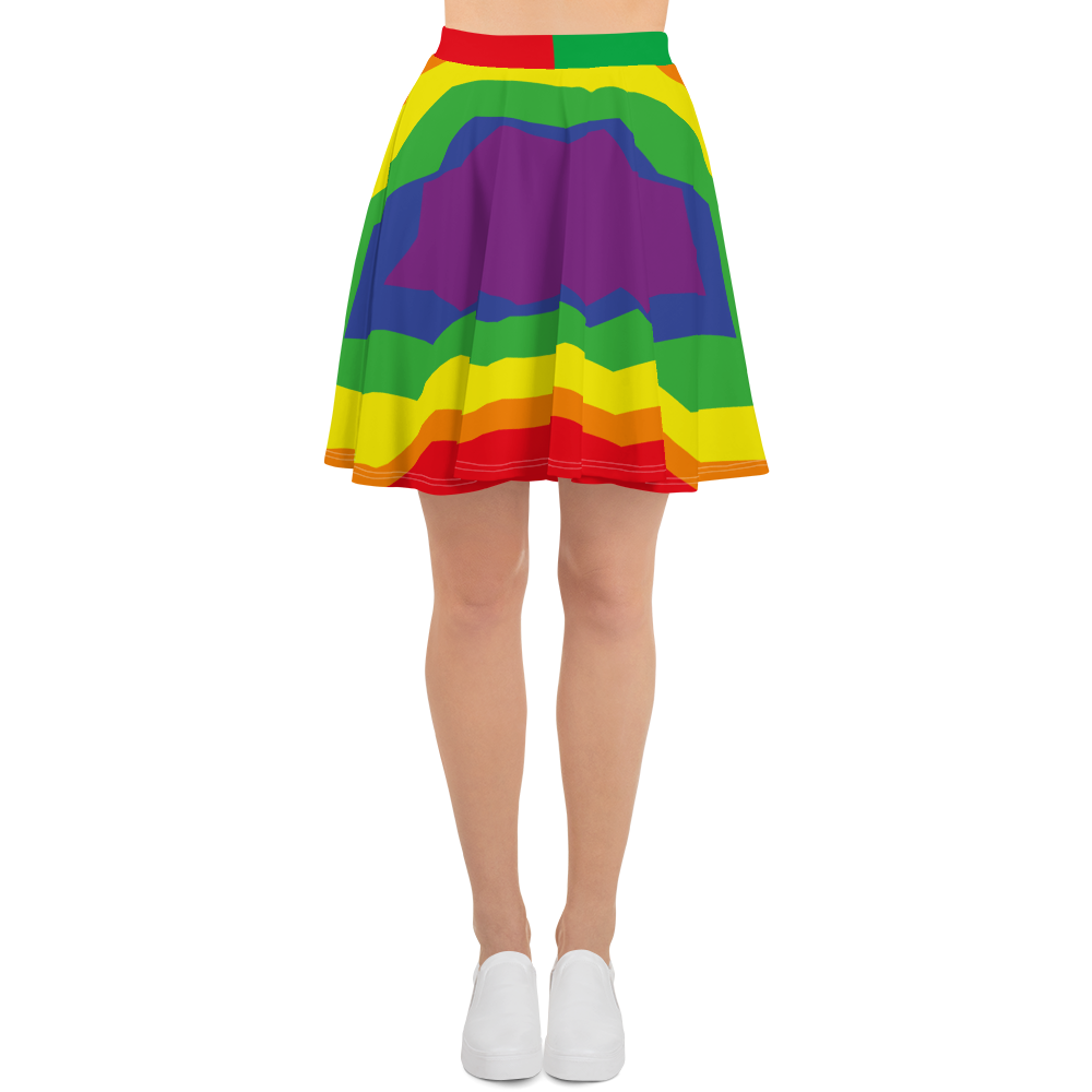Rainbow Love / Skater Skirt