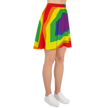Load image into Gallery viewer, Rainbow Love / Skater Skirt
