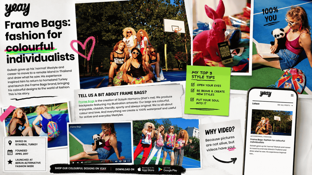 Fashion for Colourful Individualists – Yeay! Interview Feature