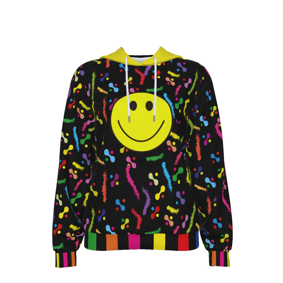 Smile Eco-friendly Unisex Pullover Hoodie