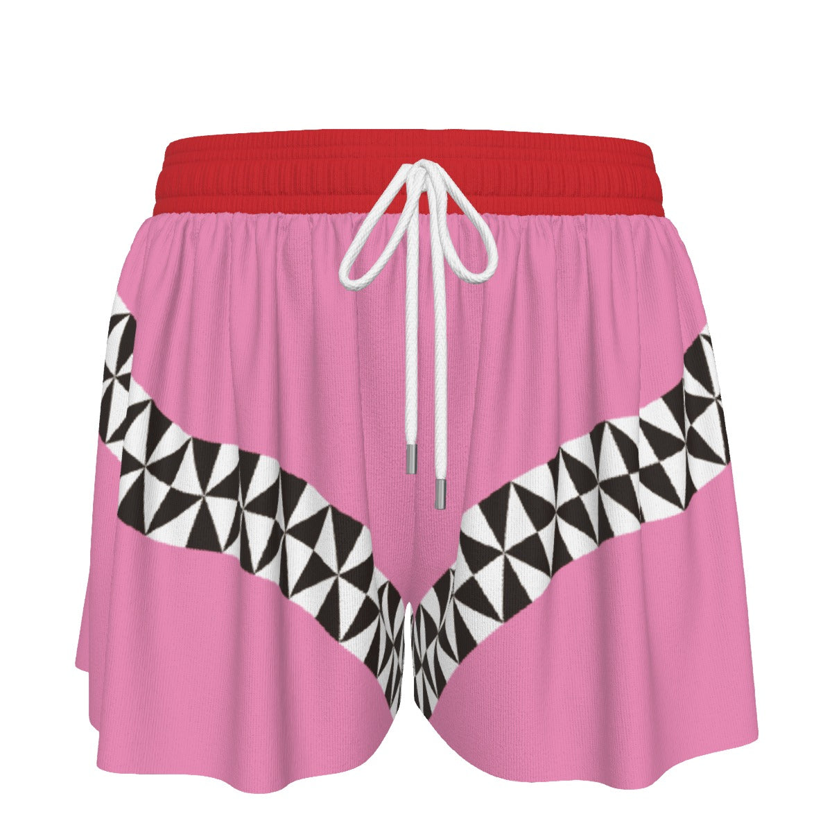 Daily Party Women's Sport Crop Tank Top & Skort With Pocket Set Pink