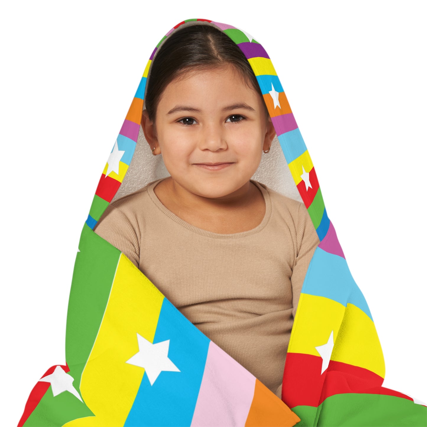 Rainbow Star Youth Towel