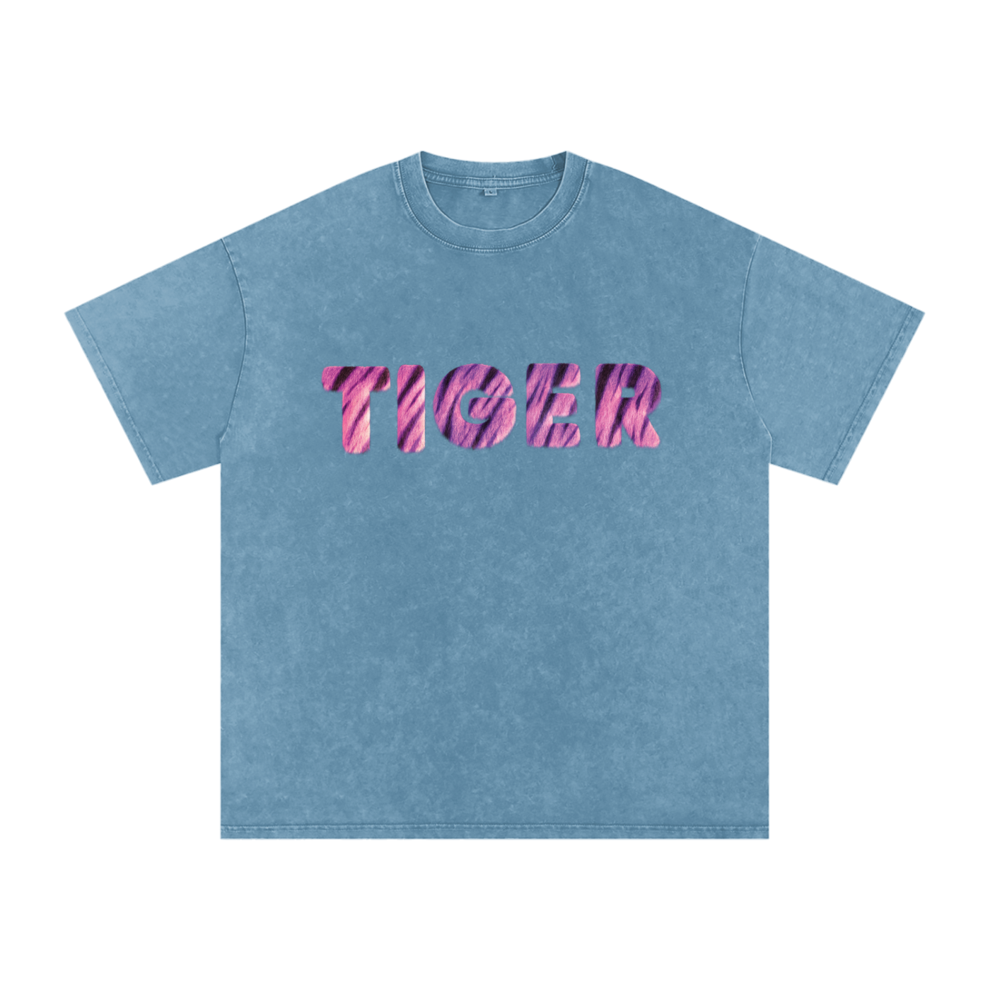Tiger Balm Premium Quality Acid Wash Unisex Oversized Cotton T-Shirt