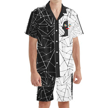 Load image into Gallery viewer, Electric Men Hawaiian Short Sleeve Shirt and Shorts Set
