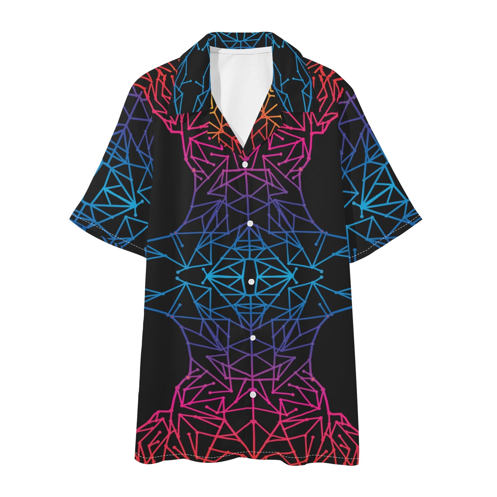 Electric Men's Hawaiian Short Sleeve Shirt and Shorts Set