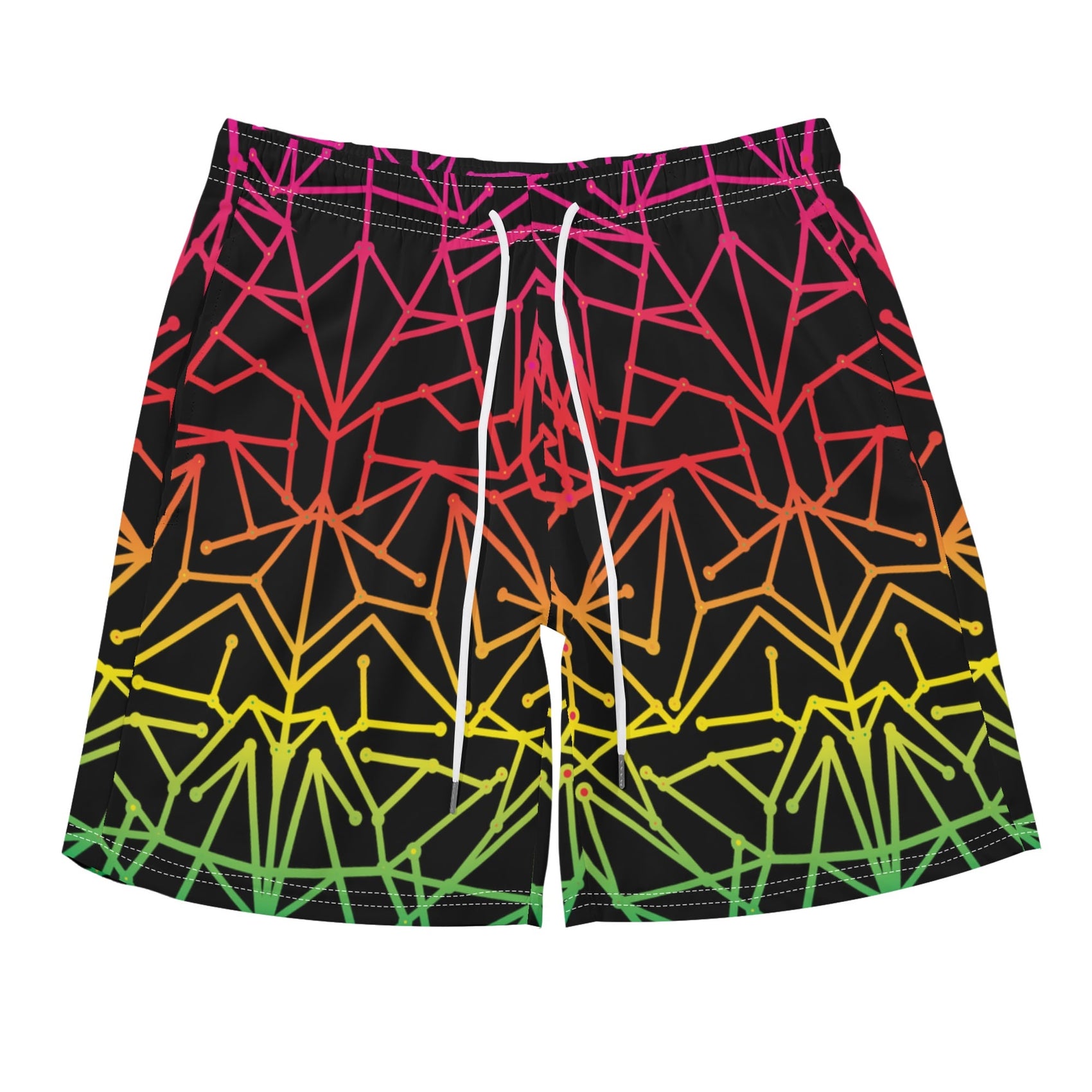 Electric Men's Hawaiian Short Sleeve Shirt and Shorts Set