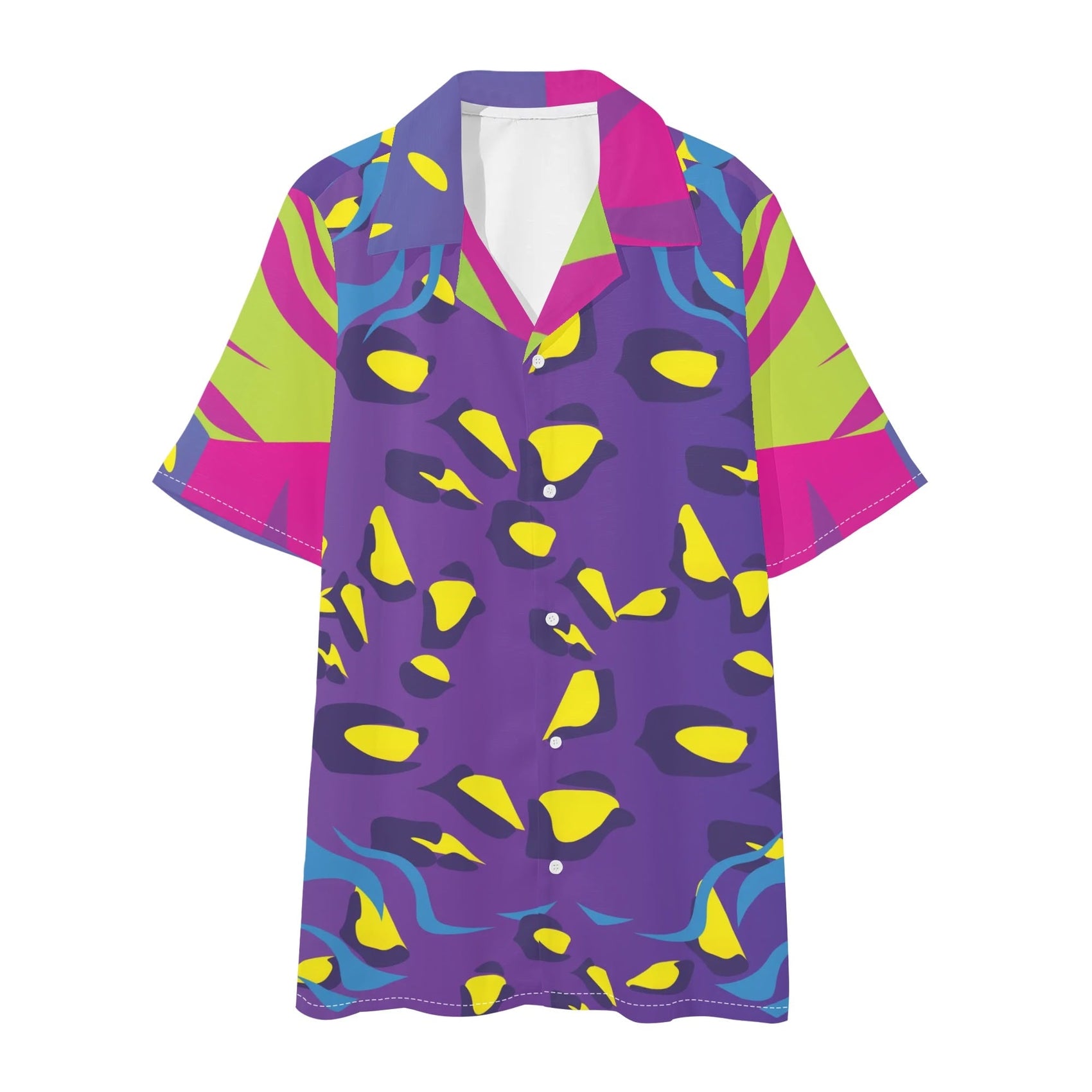 Wakeful Men's Hawaiian Short Sleeve Shirt and Shorts Set