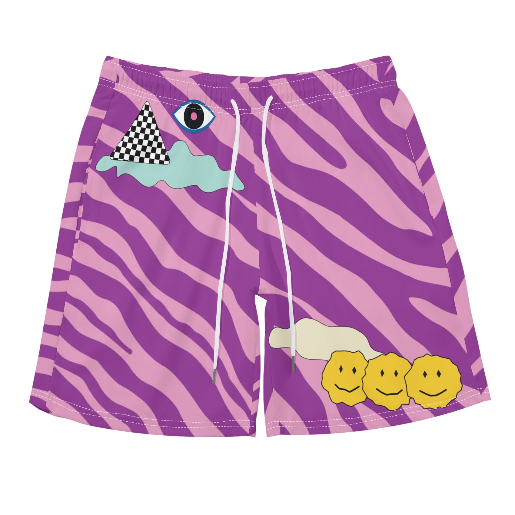 Hot Gay Men's Hawaiian Short Sleeve Shirt and Shorts Set