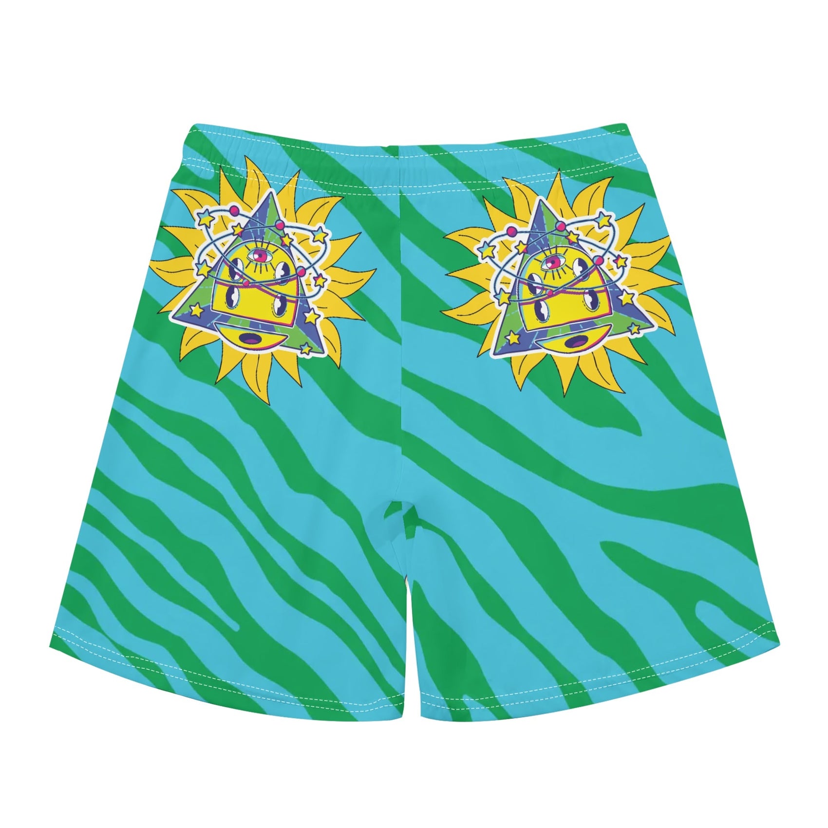 Cosmic Boy Men's Hawaiian Short Sleeve Shirt and Shorts Set