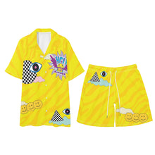 Load image into Gallery viewer, Holly Burger Mens Hawaiian Short Sleeve Shirt and Shorts Set
