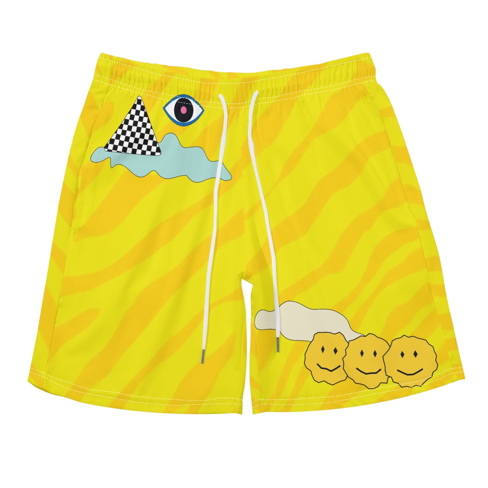 Holy Burger Men's Hawaiian Short Sleeve Shirt and Shorts Set