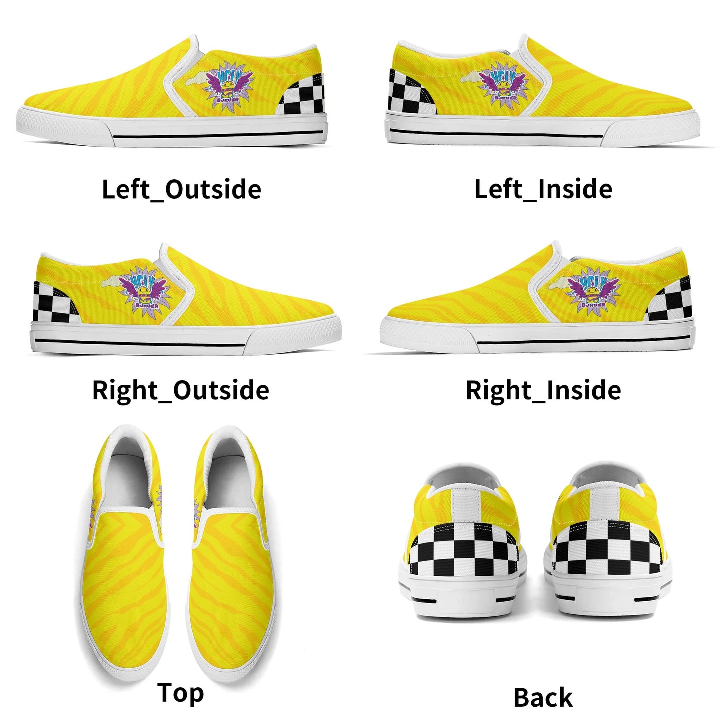 Holy Burger Mens Rubber Slip On Shoes