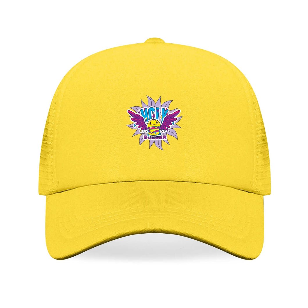 Holly Burger Yellow Mesh Cap Hat