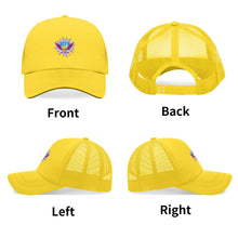 Load image into Gallery viewer, Holly Burger Yellow Mesh Cap Hat
