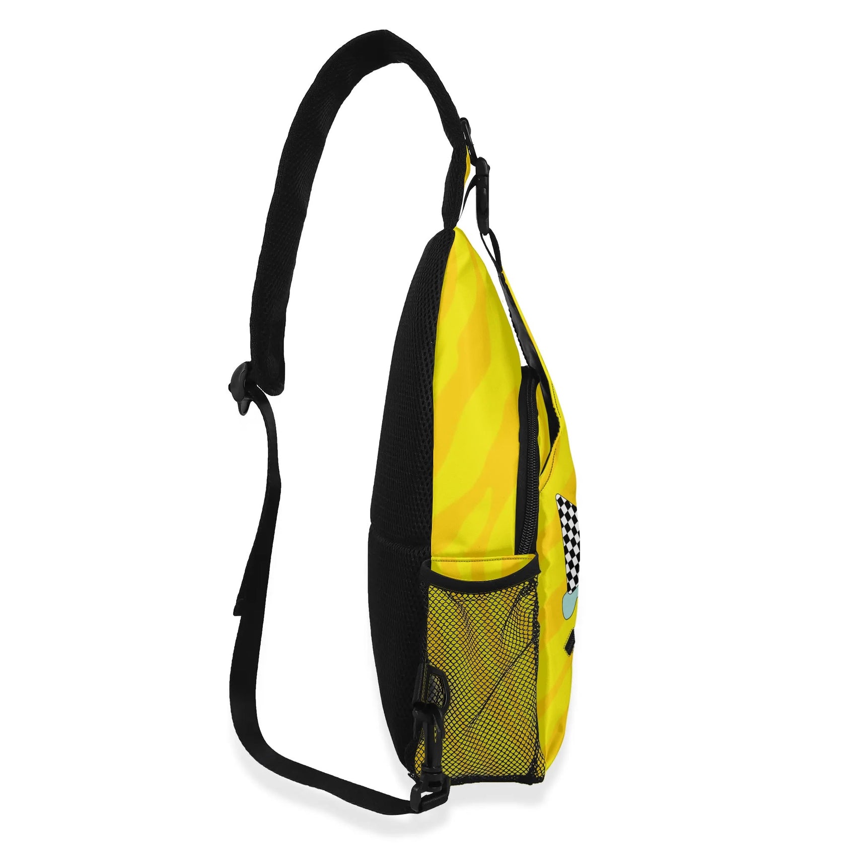 Holy Burger Chest Crossbody Unisex Bag Yellow