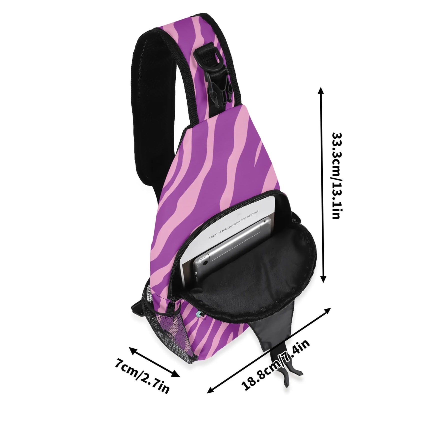 Hot Gay Chest Crossbody Unisex Bag Purple