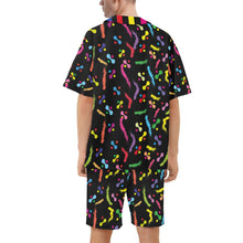 Load image into Gallery viewer, Smile Men Hawaiian Short Sleeve Shirt and Shorts Set
