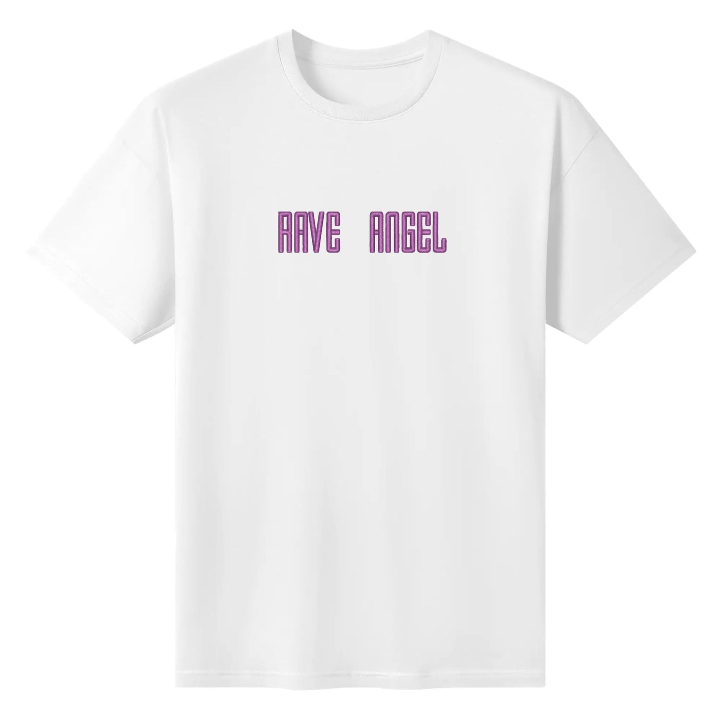 Rave Angel Embroidered Womens Cotton T shirt