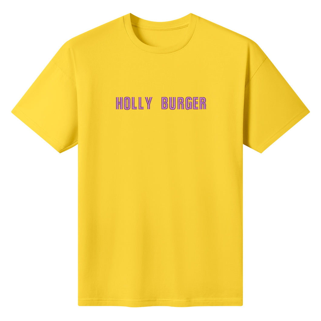 Holly Burger Yellow Cotton T-shirt