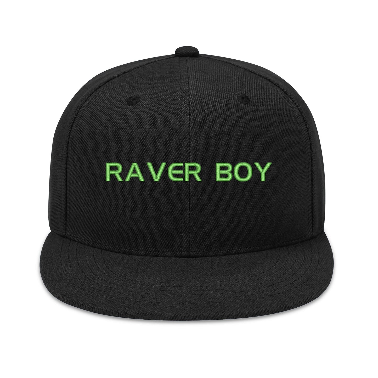 Raver Boy Flat Bill Cap - EDM Festival Essential