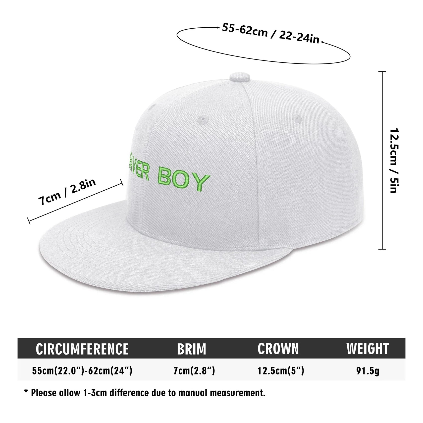 Raver Boy Flat Bill Unisex Cap - EDM Festival Essential