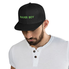 Load image into Gallery viewer, Raver Boy Flat Bill Cap - EDM Festival Essential
