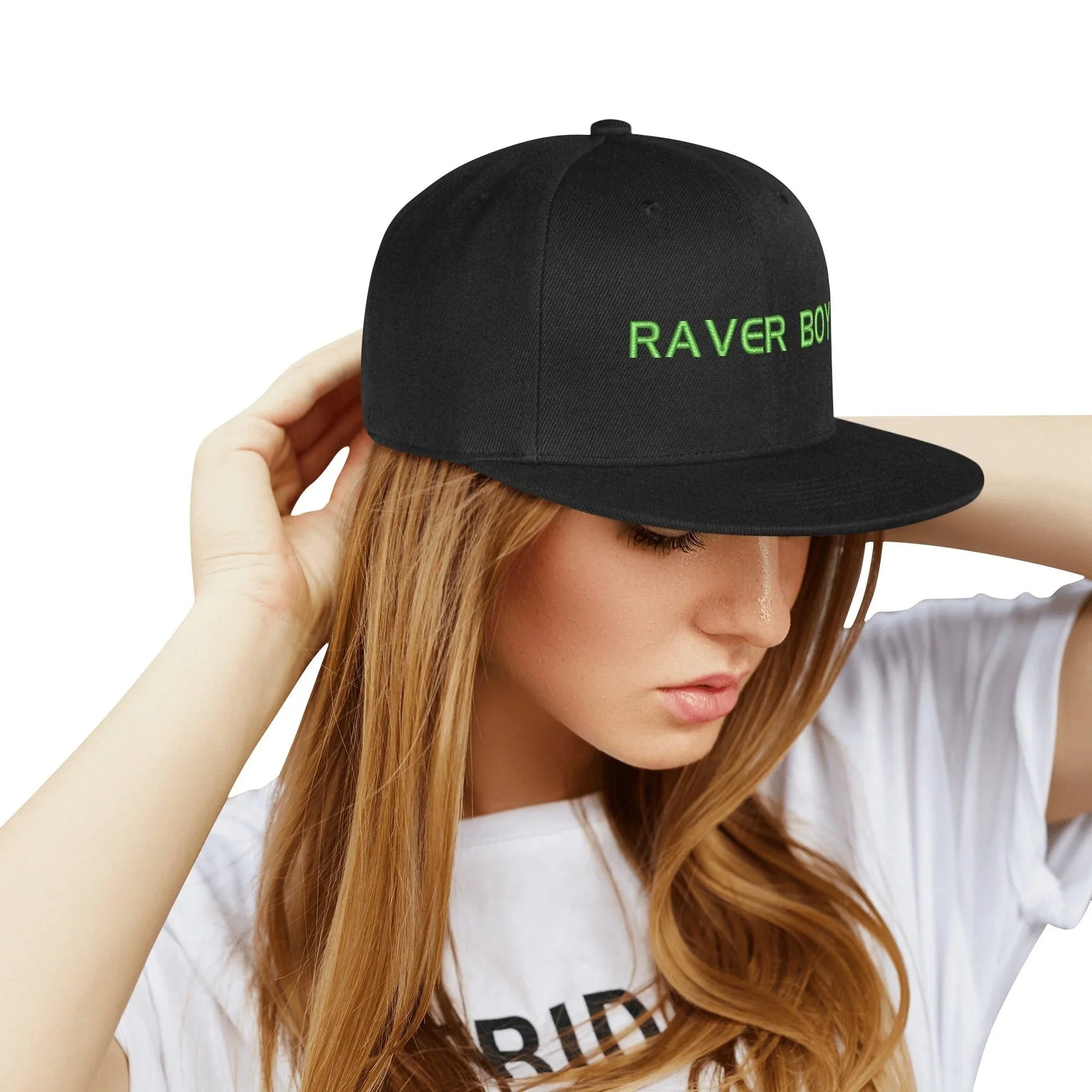 Raver Boy Flat Bill Unisex Cap - EDM Festival Essential