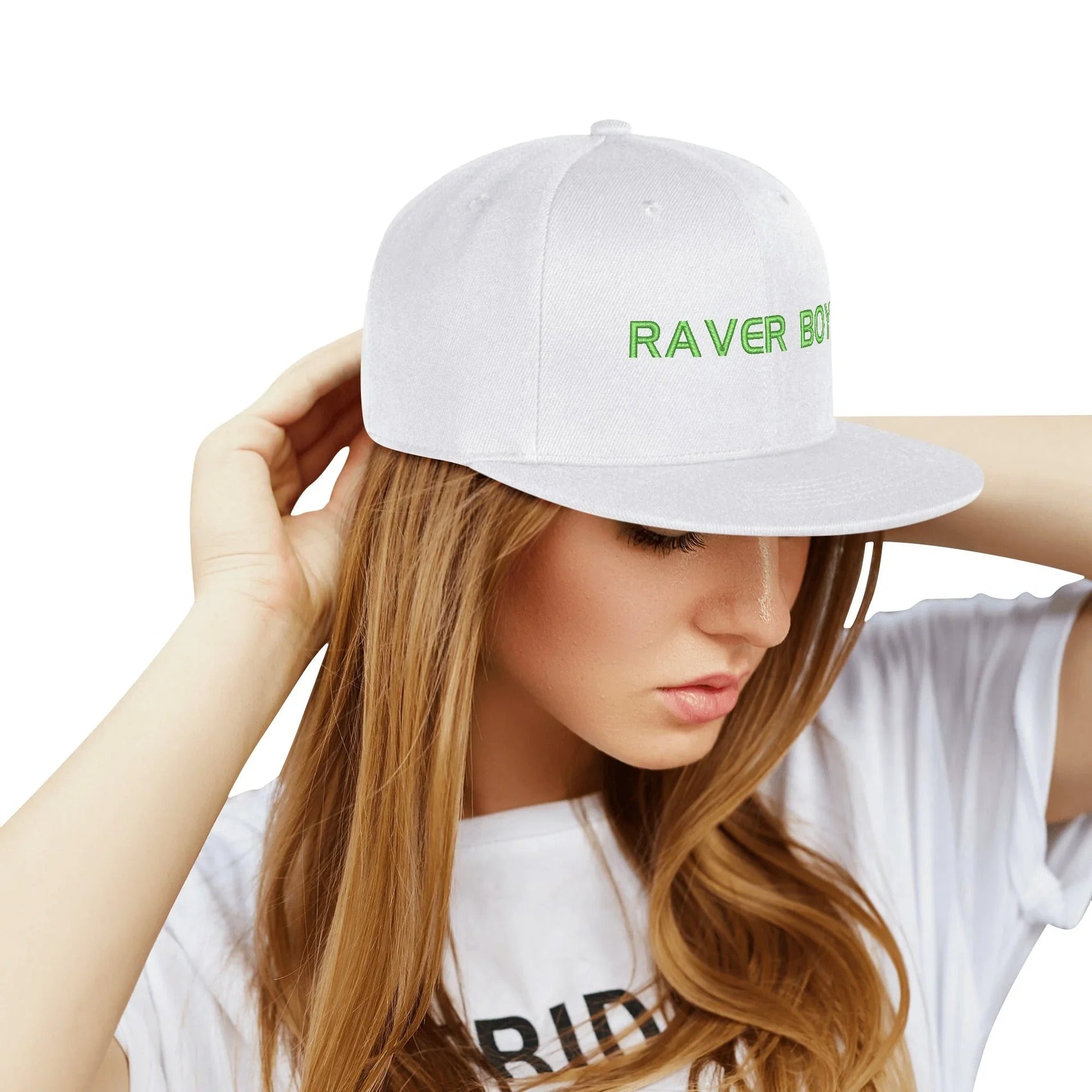 Raver Boy Flat Bill Unisex Cap - EDM Festival Essential