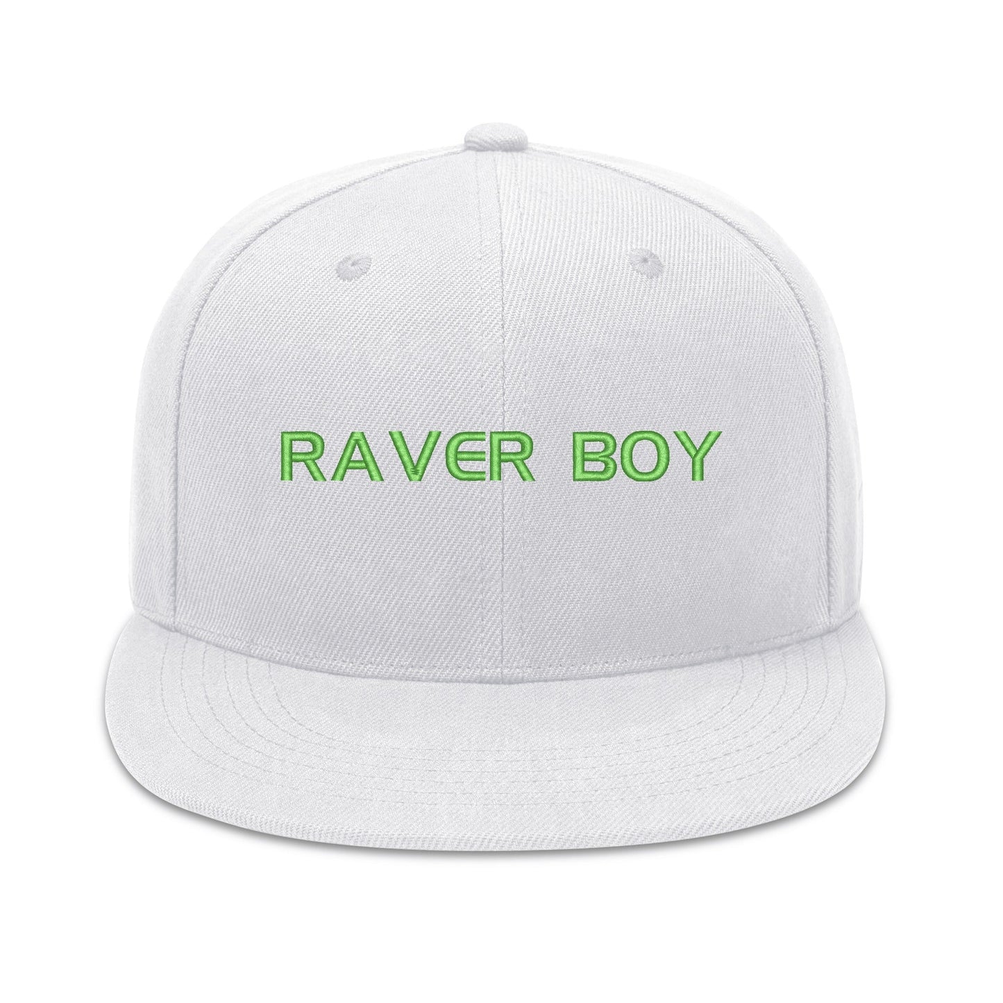 Raver Boy Flat Bill Cap - EDM Festival Essential