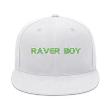 Load image into Gallery viewer, Raver Boy Flat Bill Cap - EDM Festival Essential
