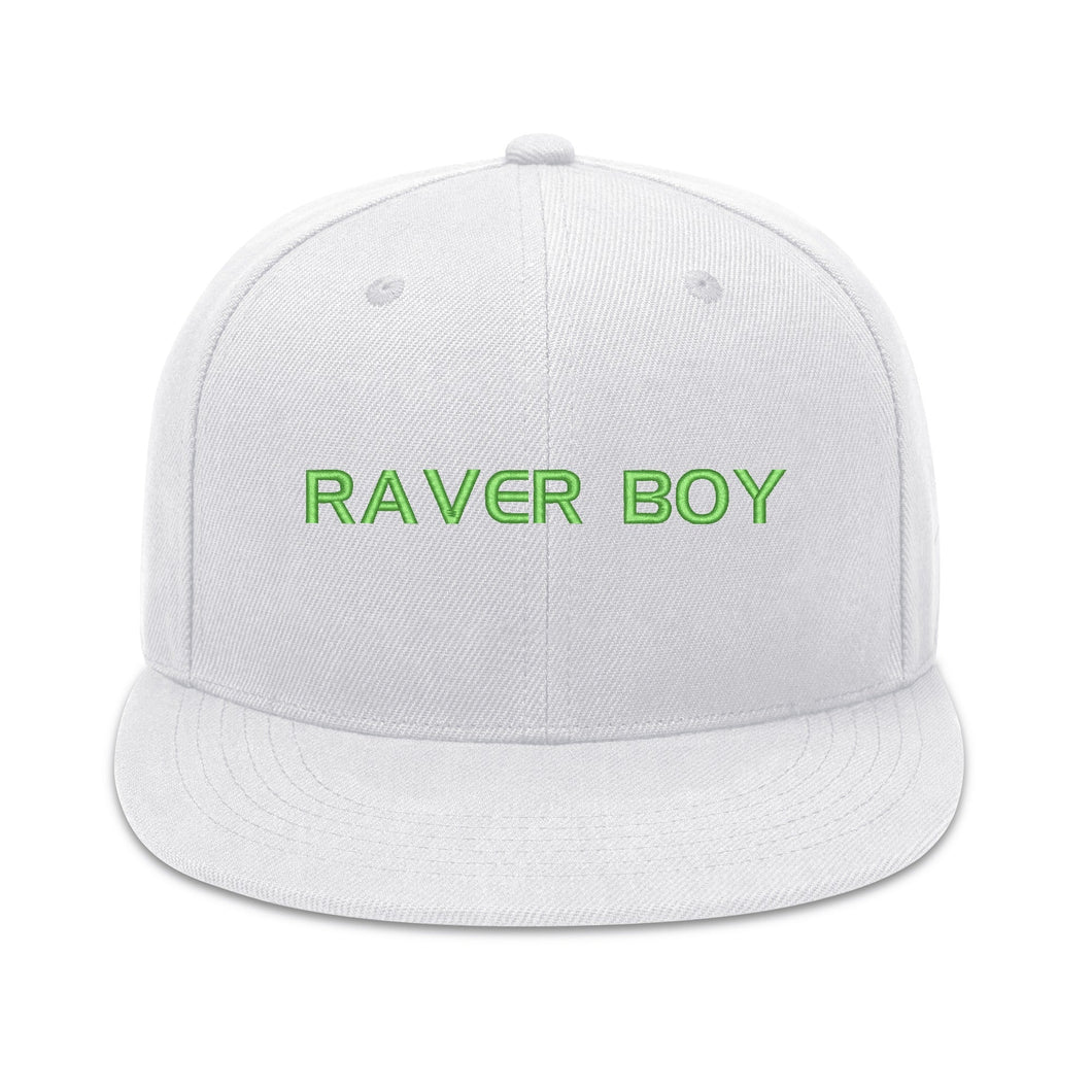 Raver Boy Flat Bill Cap - EDM Festival Essential