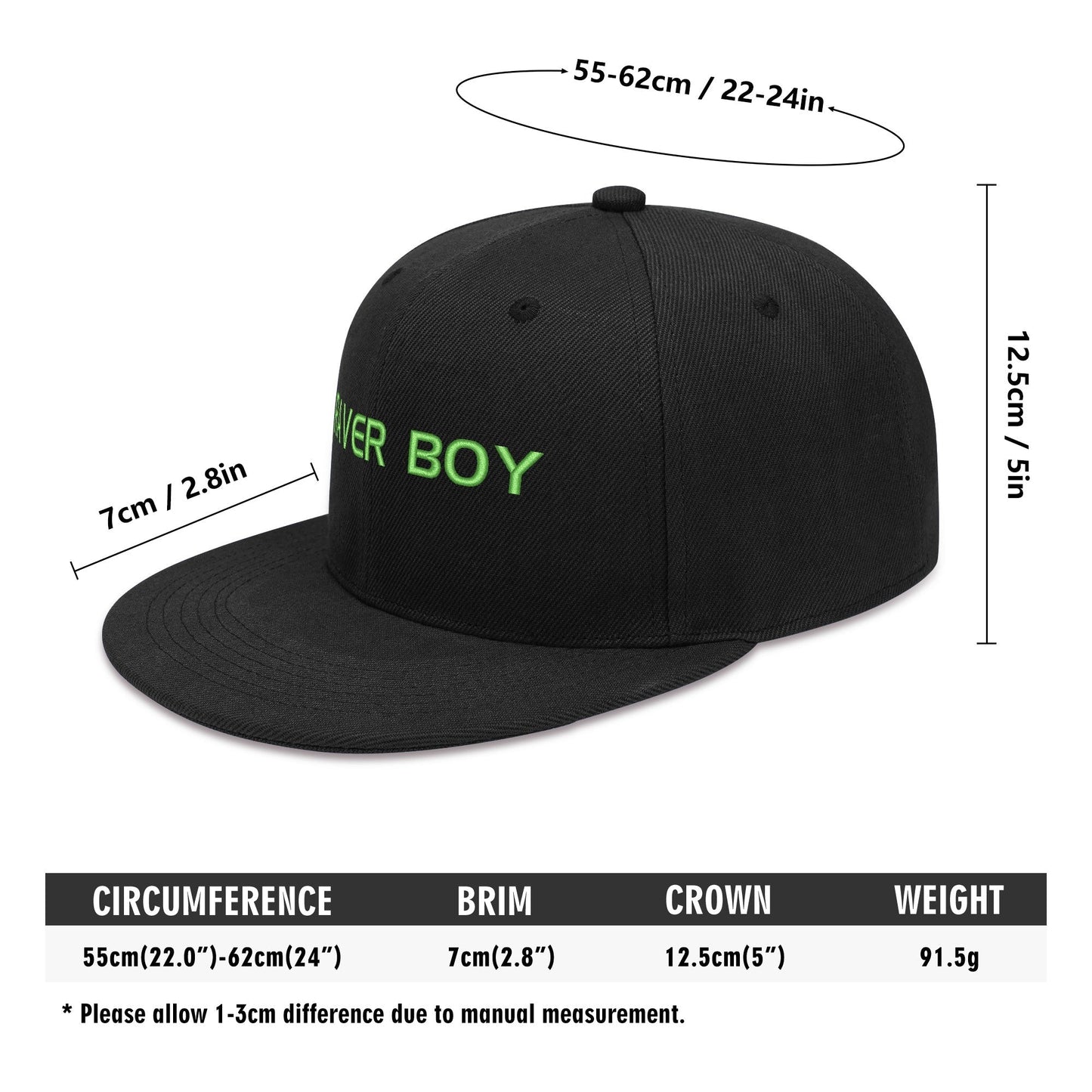 Raver Boy Flat Bill Cap - EDM Festival Essential