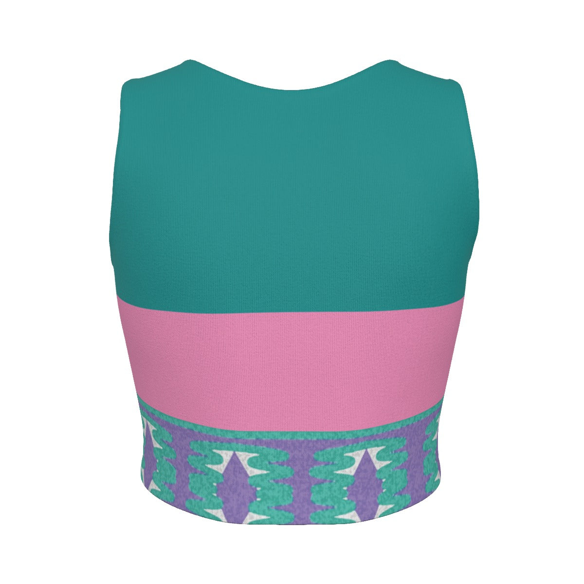 Ocean Vibe Women's Kimono & Crop Tank Top & High-waisted Straight-leg Trouser Set