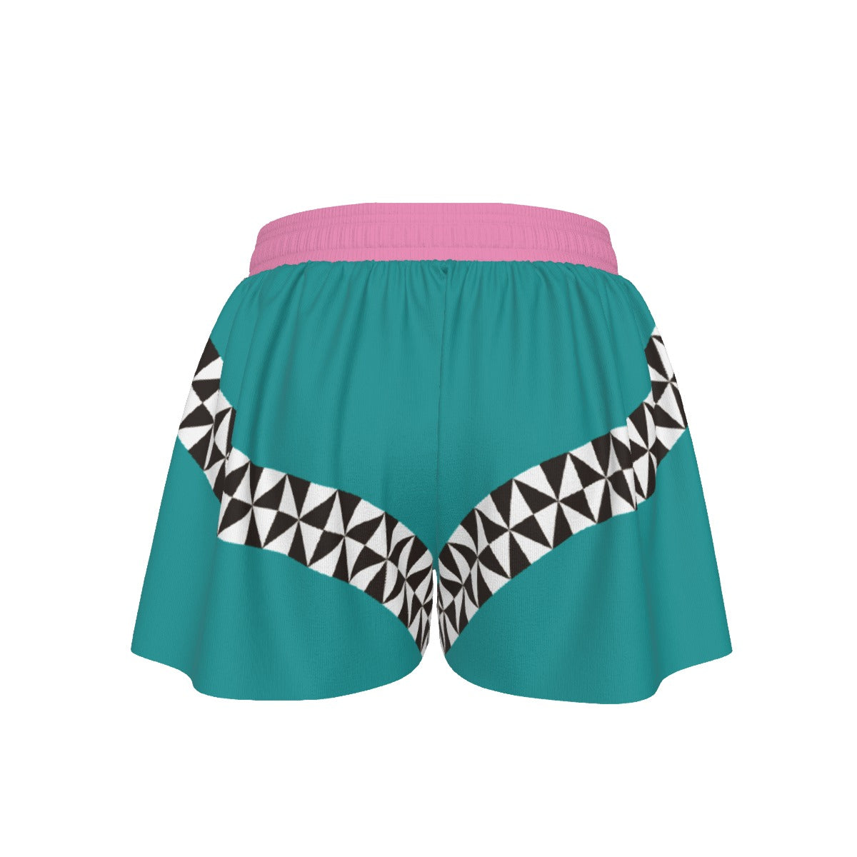 Daily Party Women's Sport Crop Tank Top & Skort With Pocket Set Teal