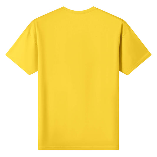 Holy Burger Yellow Cotton T-shirt