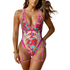 Tiger Balm Women's Sexy Tie One-Piece Bodysuit-Swimsuit