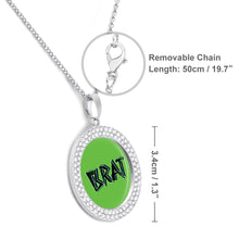 Load image into Gallery viewer, Brat Silver Necklace
