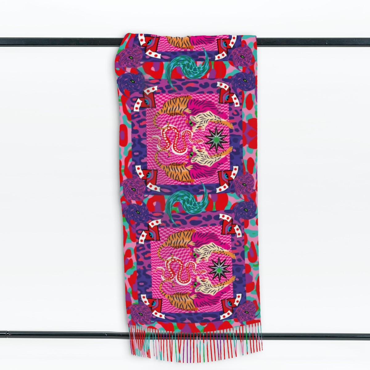 Tiger Balm Warm Fringed Pashmina