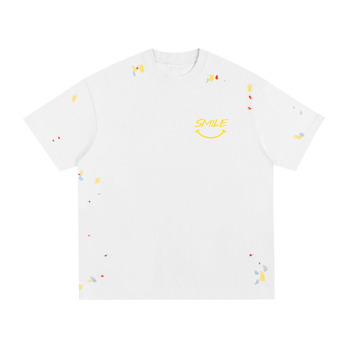 Smile Paint Splatter T-Shirt
