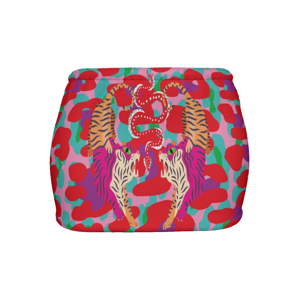 Tiger Balm Paw  Women's Slinky Micro Mini Skirt