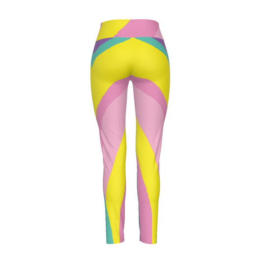 Kawaii Colors Women's High Waist Leggings