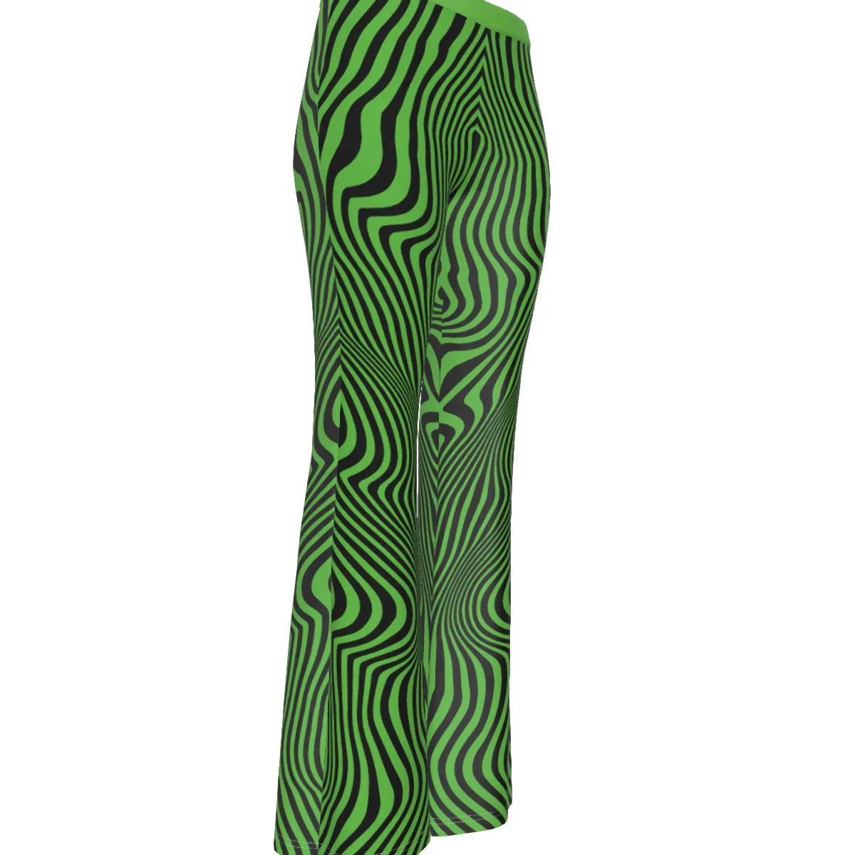 Moxie Hologram Women's High Elastic Flare Pants