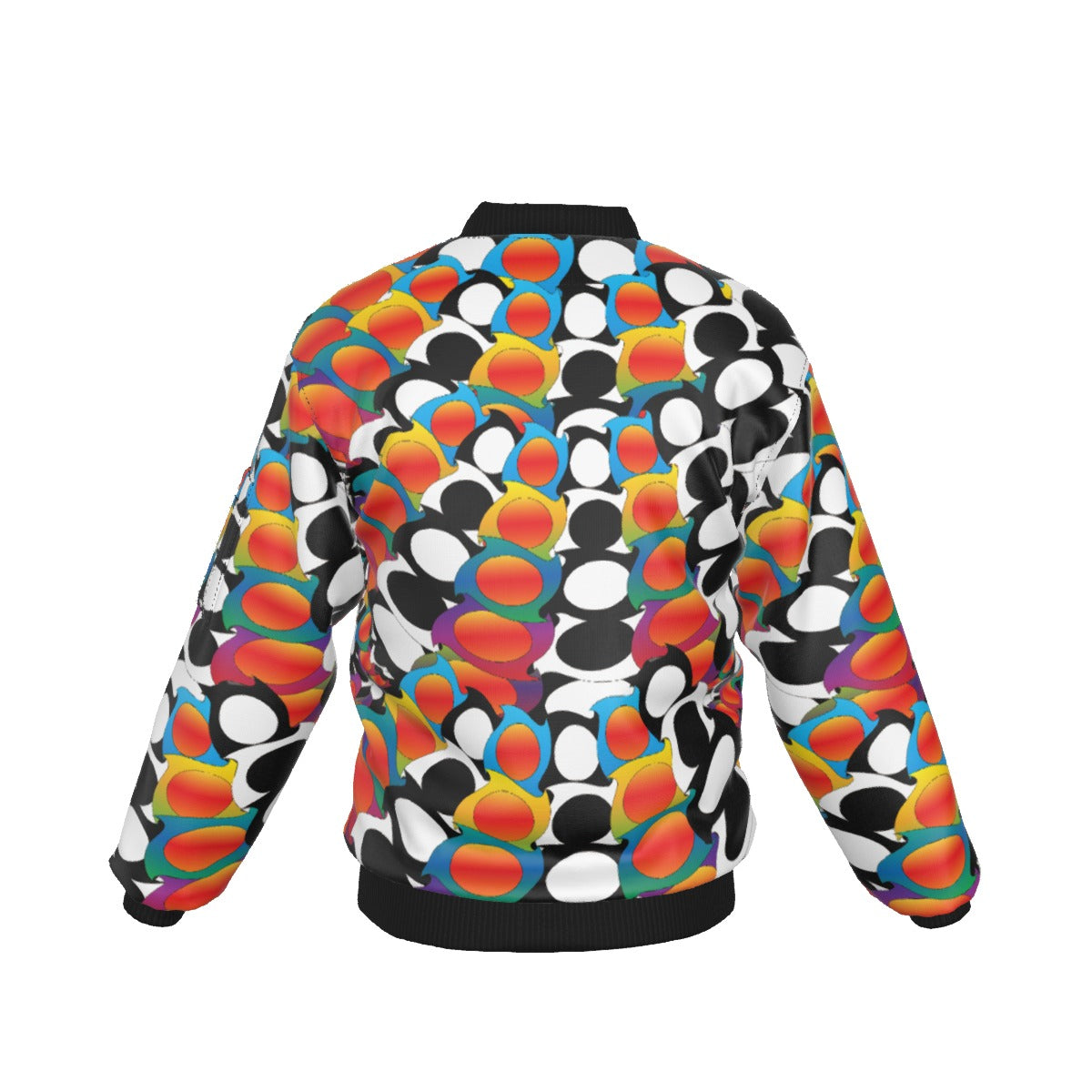 Rave Loop Men's Bomber Jacket With with Sleeve Pocket