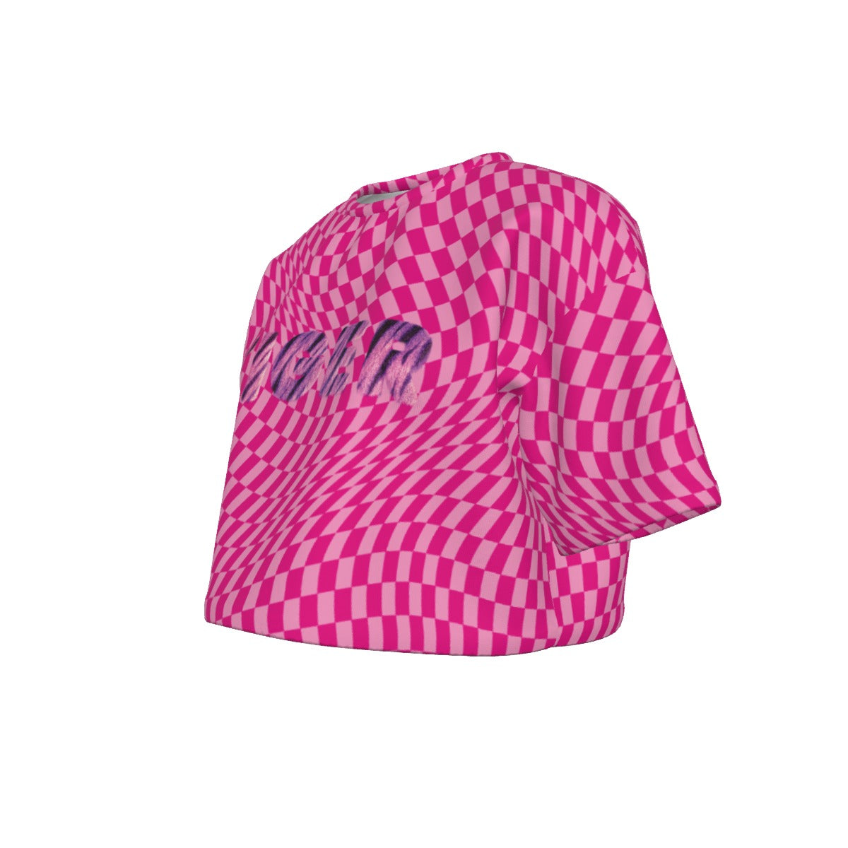 Tiger Balm Pink Women's Cotton Cropped T-shirt