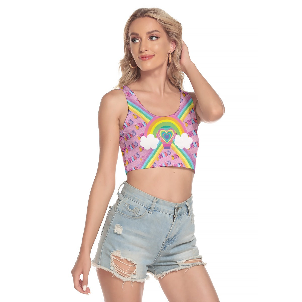 Barbie Girl Women's Crop Tank Top