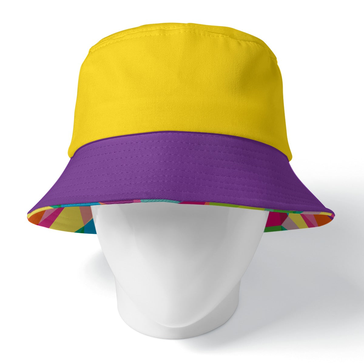 Mosaic Double-Side Printing Bucket Hat