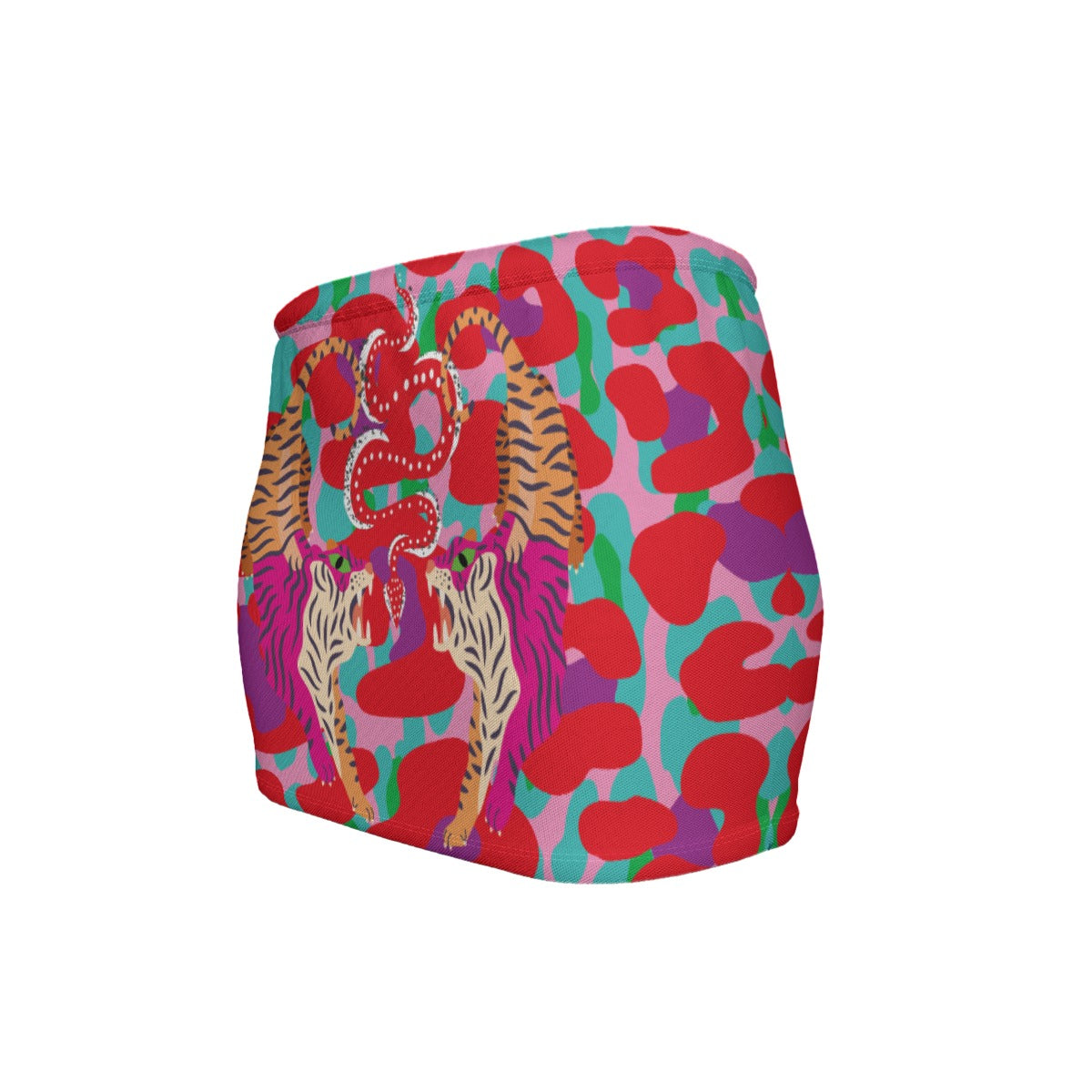Tiger Balm Paw  Women's Slinky Micro Mini Skirt