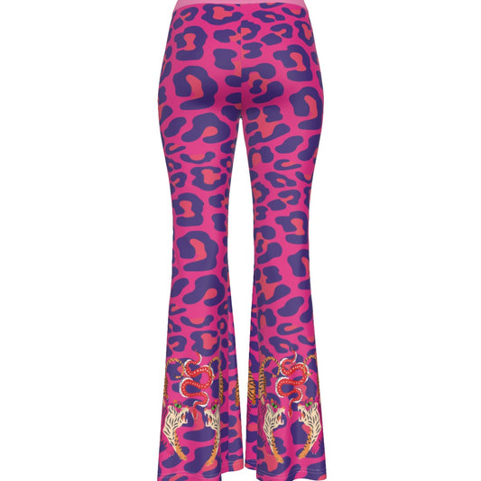 Tiger Balm Purple Women's High Elastic Flare Pants