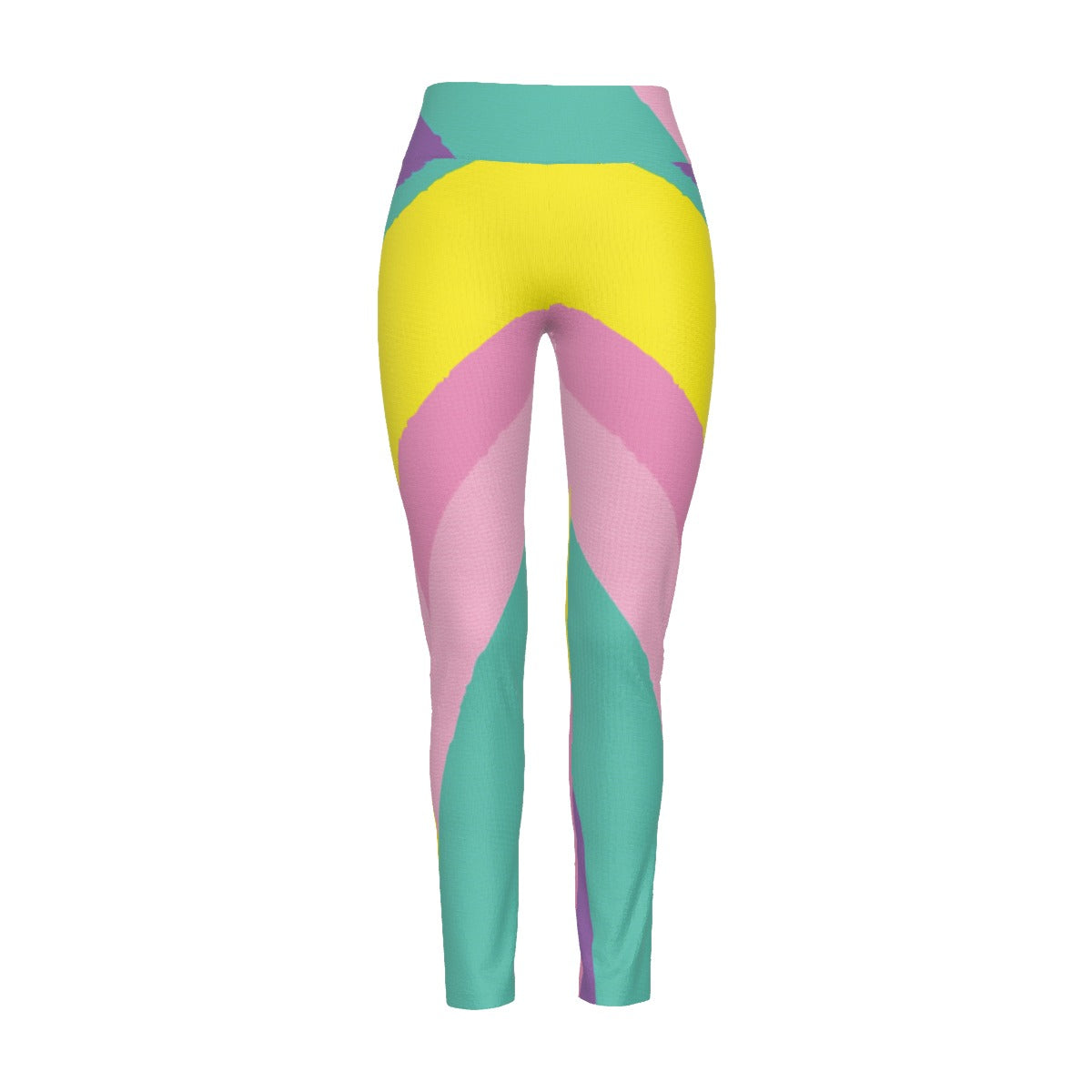 Kawaii Colors Women's High Waist Leggings